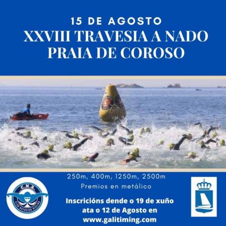 XXVIII Travesía a nado Praia de Coroso