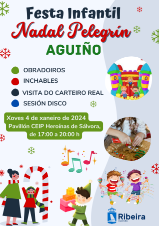 Festa Infantil Nadal Pelegrín en Aguiño