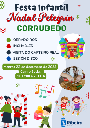 Festa Infantil Nadal Pelegrín en Corrubedo