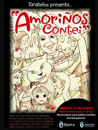 Monicreques "Amoriños Contei" de Títeres Tarabelos