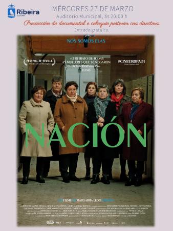 Proxección de "Nación" de Margarita Ledo