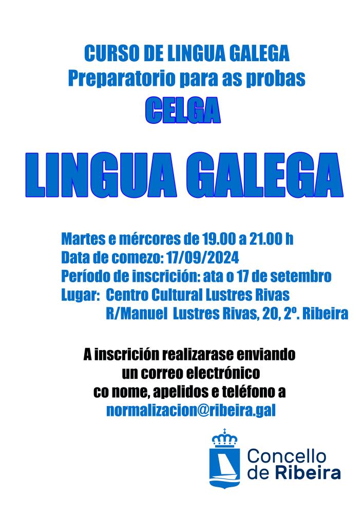 Imagen Curso de lingua galega (preparatorio para as probas CELGA)