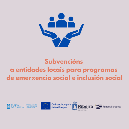 Imaxe Subvencións a entidades locais para programas de emerxencia social e inclusión social