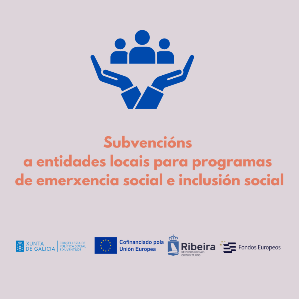 Imagen Subvencións a entidades locais para programas de emerxencia social e inclusión social