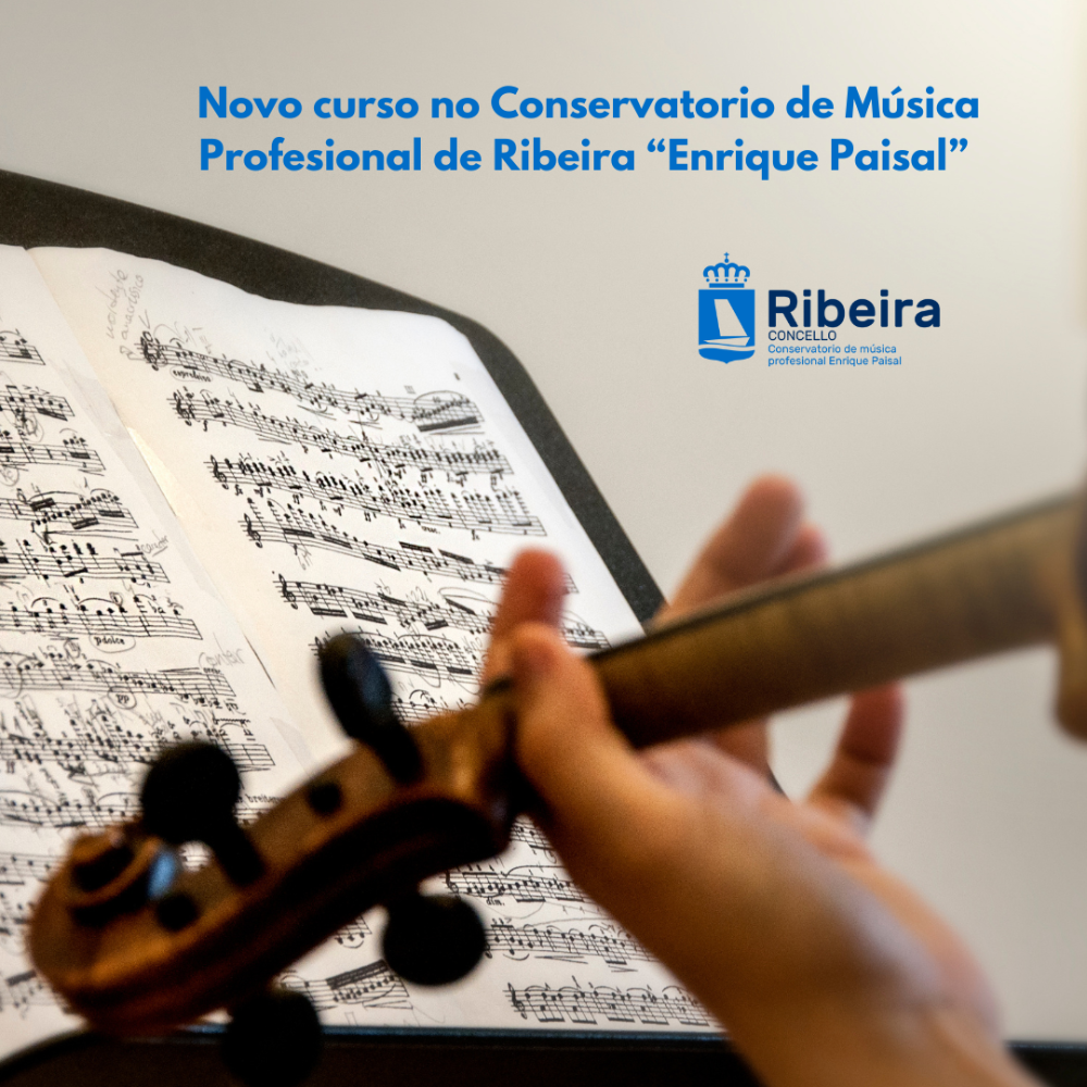 Imagen Novo curso no Conservatorio de Música Profesional de Ribeira “Enrique Paisal”