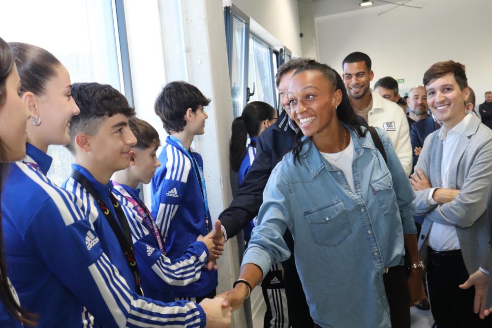 Imagen Inaugurado o módulo de atletismo cuberto e taekwondo da Fieiteira