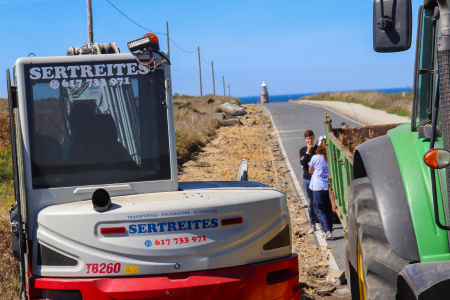 Imaxe Avanzan os traballos para mellorar a accesibilidade na contorna do faro de Corrubedo