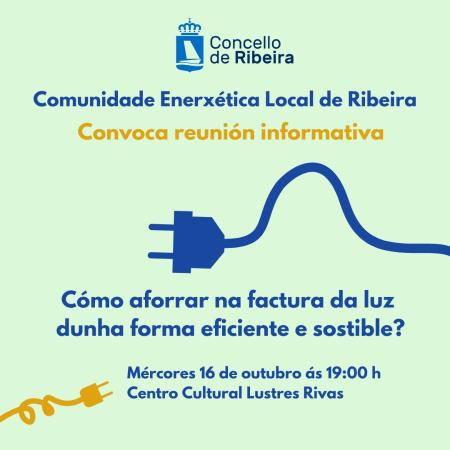 Reunión informativa Comunidade Enerxética Local de Ribeira