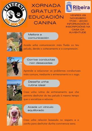 Imaxe Xornada de Educación Canina na Casa da Xuventude